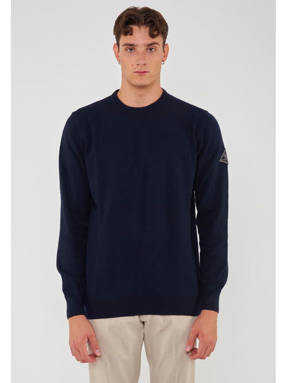 Pullover Roy Roger's Crew Neck Man Uomo - Blu
