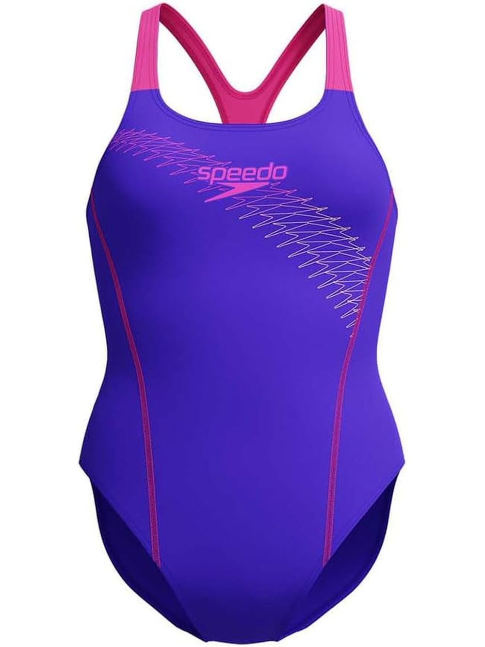 Costume Sportivo Speedo WOMENS MEDLEY LOGO 1 PIECE Donna - Viola