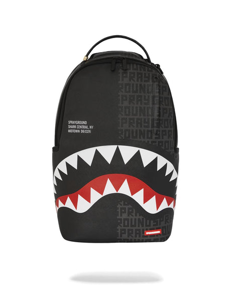 Zaino Sprayground Shark Central Split Infinity Dlxsv Backpack Uomo - Nero