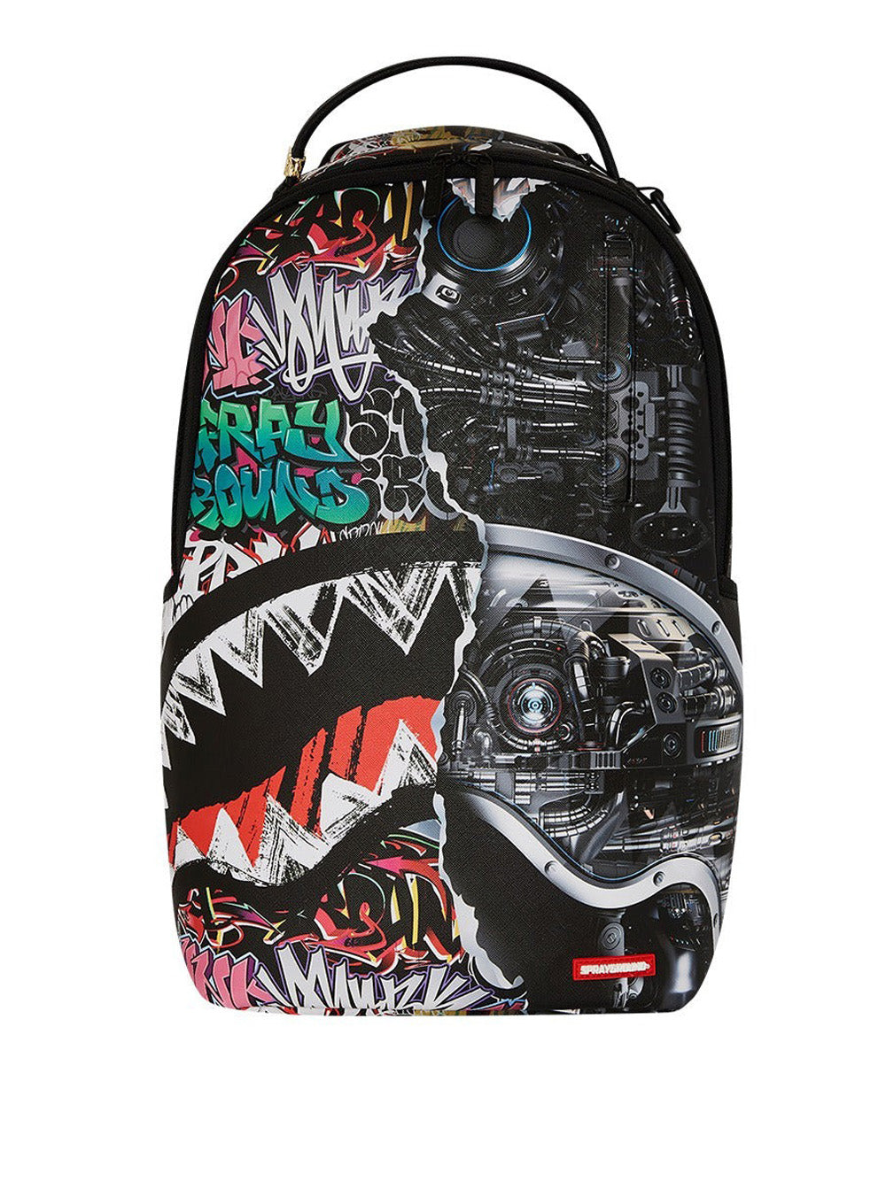 Zaino Sprayground SPLIT CYBERSHARK DLXSV BACKPACK Uomo - Multicolore