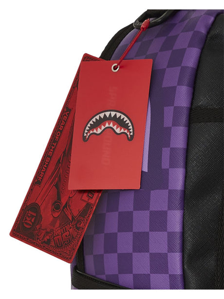 Zaino Sprayground PURPLE SHARK SHARKS IN PARIS DLXSV BACKPACK Uomo - Viola