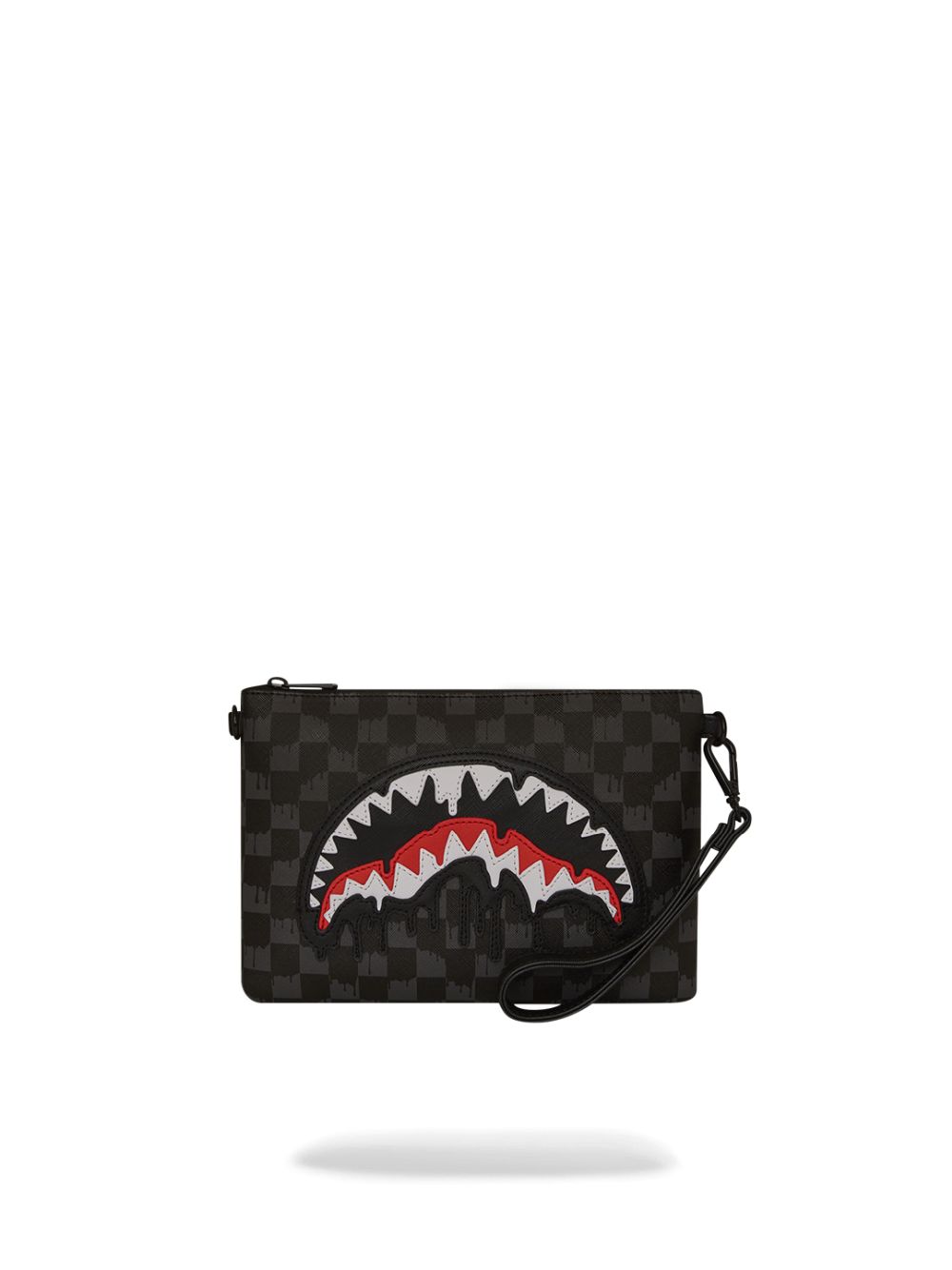 Borsa Pochette Sprayground Dripping Sharks In Paris Crossover Clutch Uomo - Nero