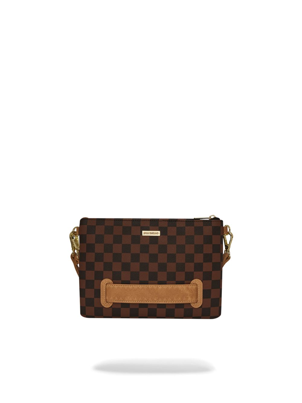Borsa Pochette Sprayground Hennyville Crossover Clutch Uomo - Marrone