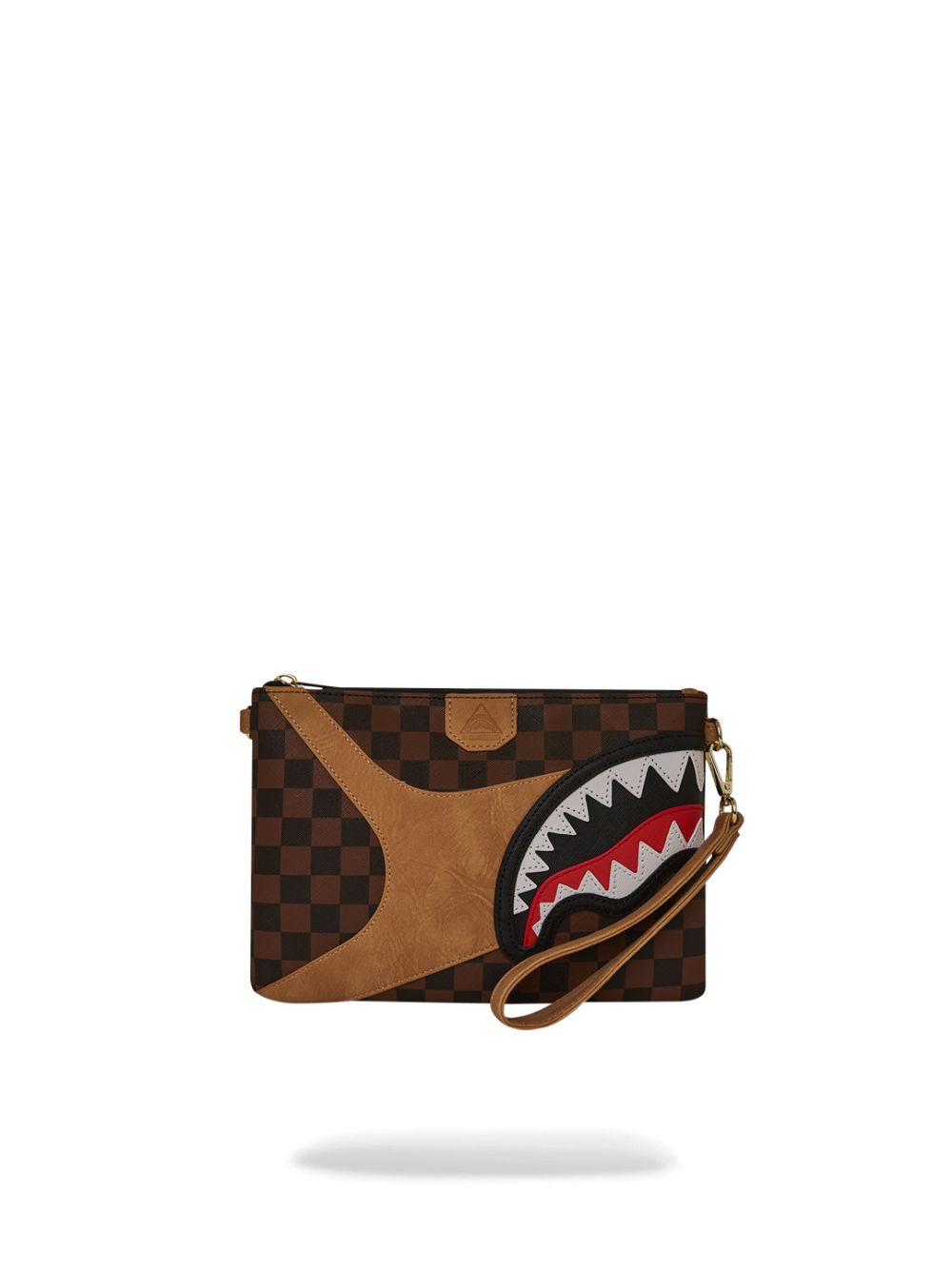 Borsa Pochette Sprayground Hennyville Crossover Clutch Uomo - Marrone