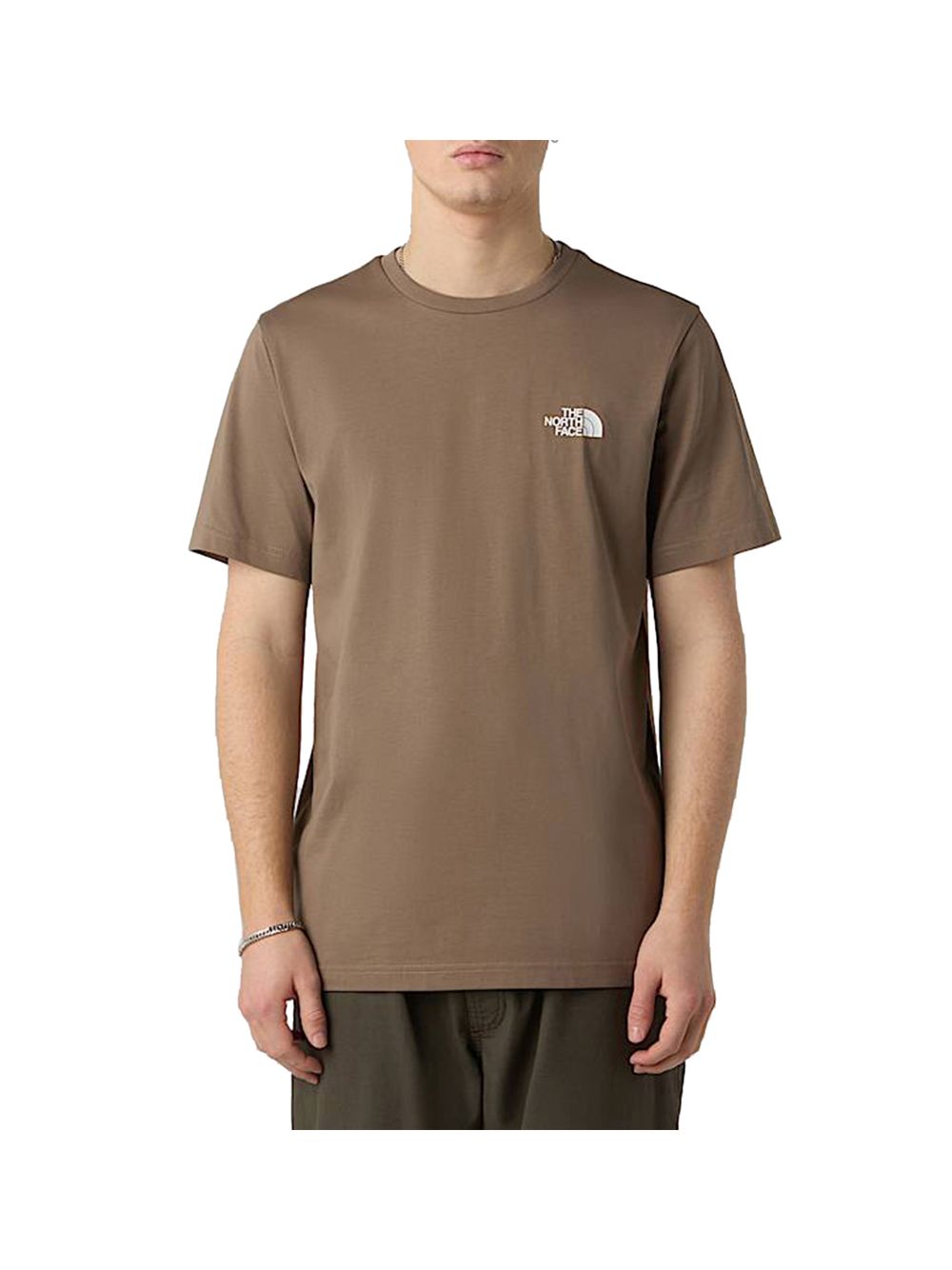 T-shirt The North Face Simple Dome Uomo - Marrone