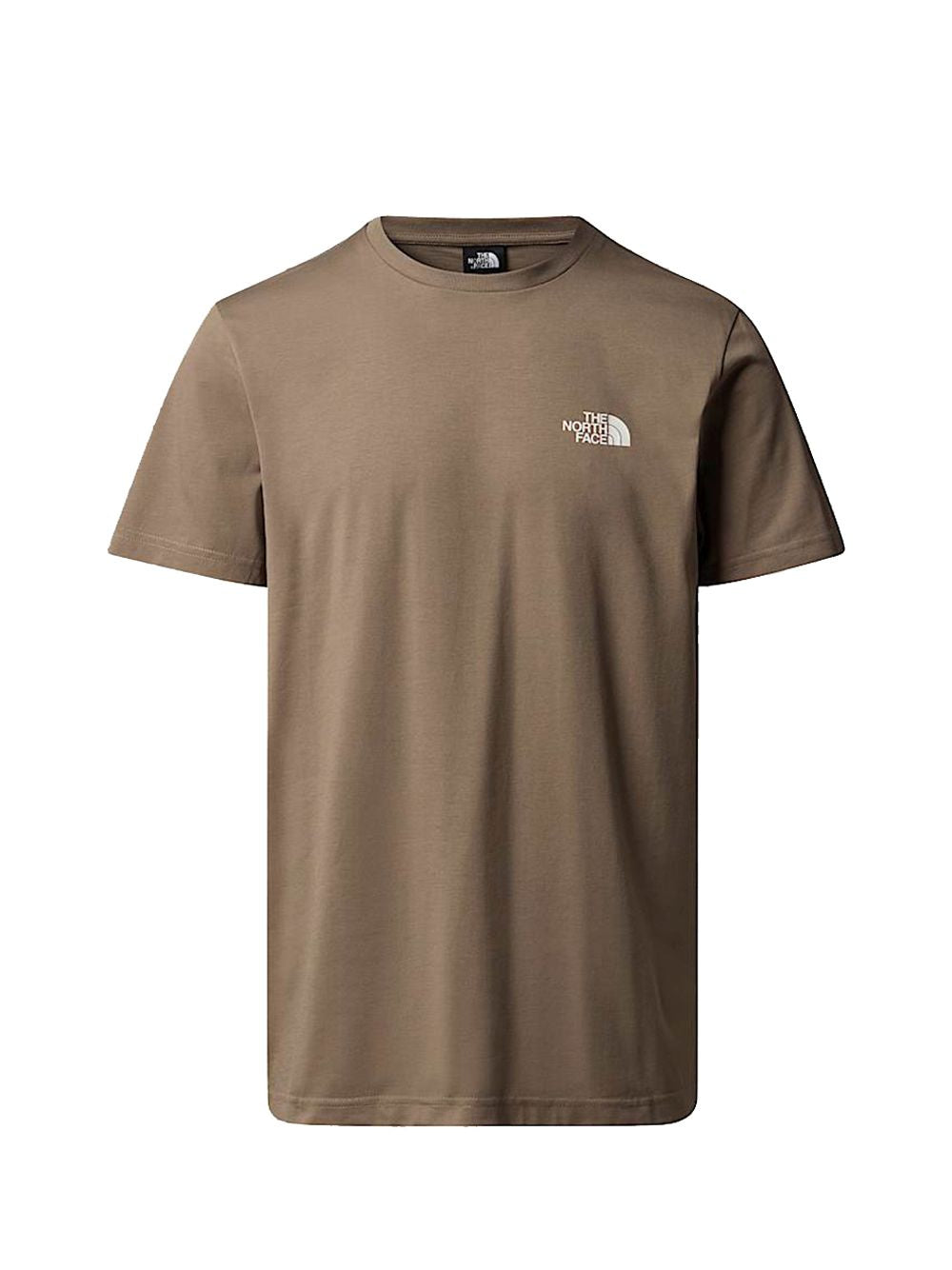 T-shirt The North Face Simple Dome Uomo - Marrone