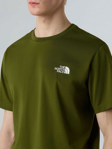 T-shirt The North Face Simple Dome Uomo - Verde