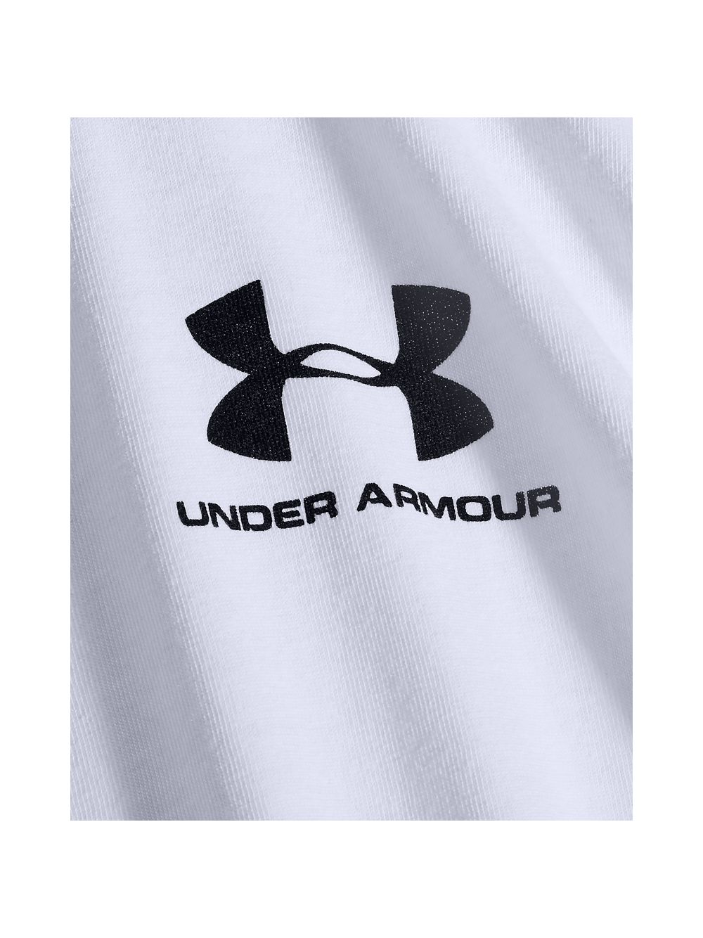 T-shirt Under Armour SPORTSTYLE LEFT CHEST LS Uomo - Bianco