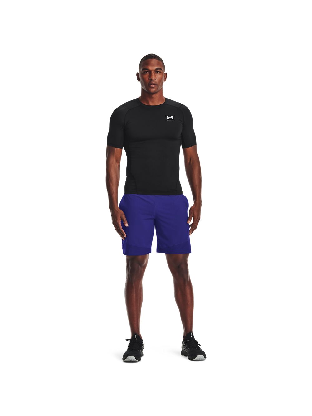 T-shirt Sportiva Under Armour HG ARMOUR COMP SS Uomo - Nero