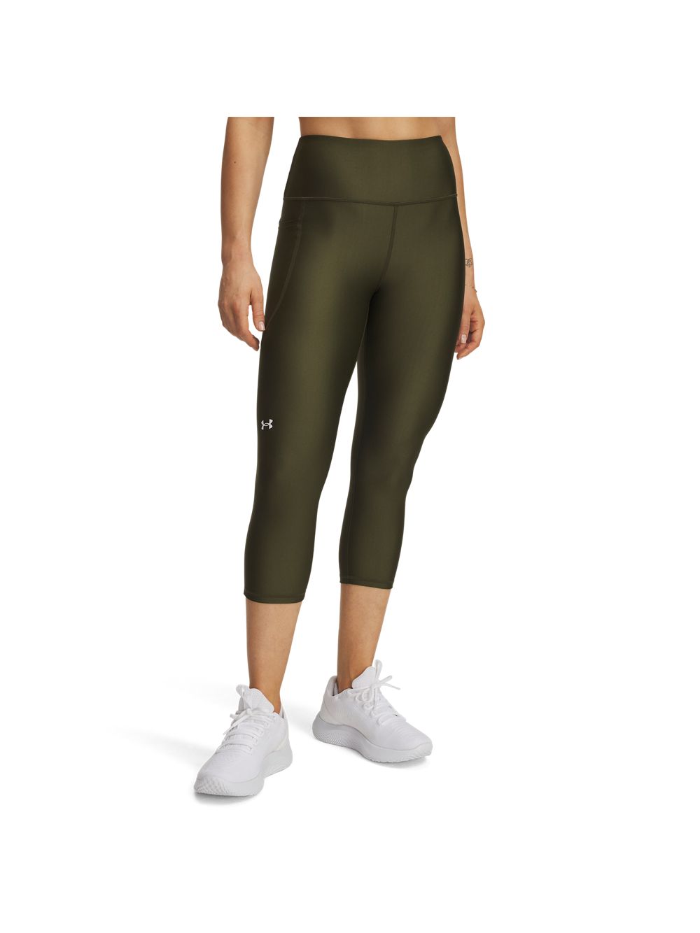 Leggings Sportivo Under Armour TECH HI CAPRI Donna - Verde