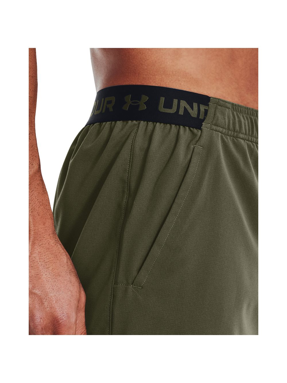 Pantaloncino Sportivo Under Armour VANISH WOVEN 6IN Uomo - Verde