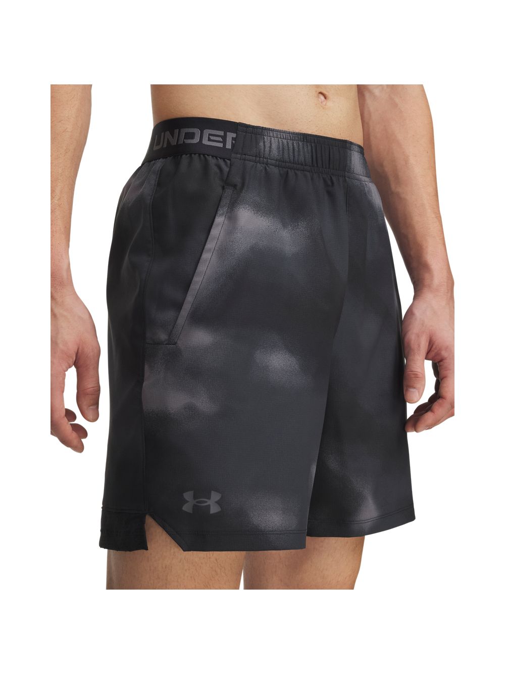 Pantaloncino Sportivo Under Armour VANISH WOVEN 6IN PRNT STS Uomo - Nero