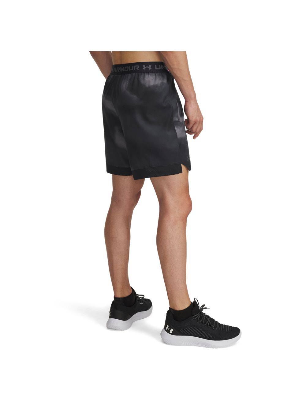 Pantaloncino Sportivo Under Armour VANISH WOVEN 6IN PRNT STS Uomo - Nero