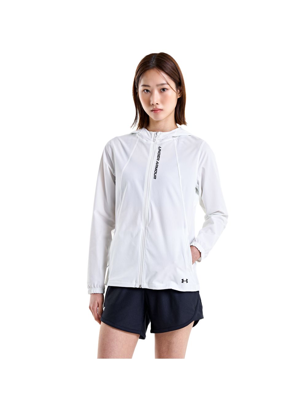 Giubbino Under Armour OUTRUN THE STORM Donna - Bianco