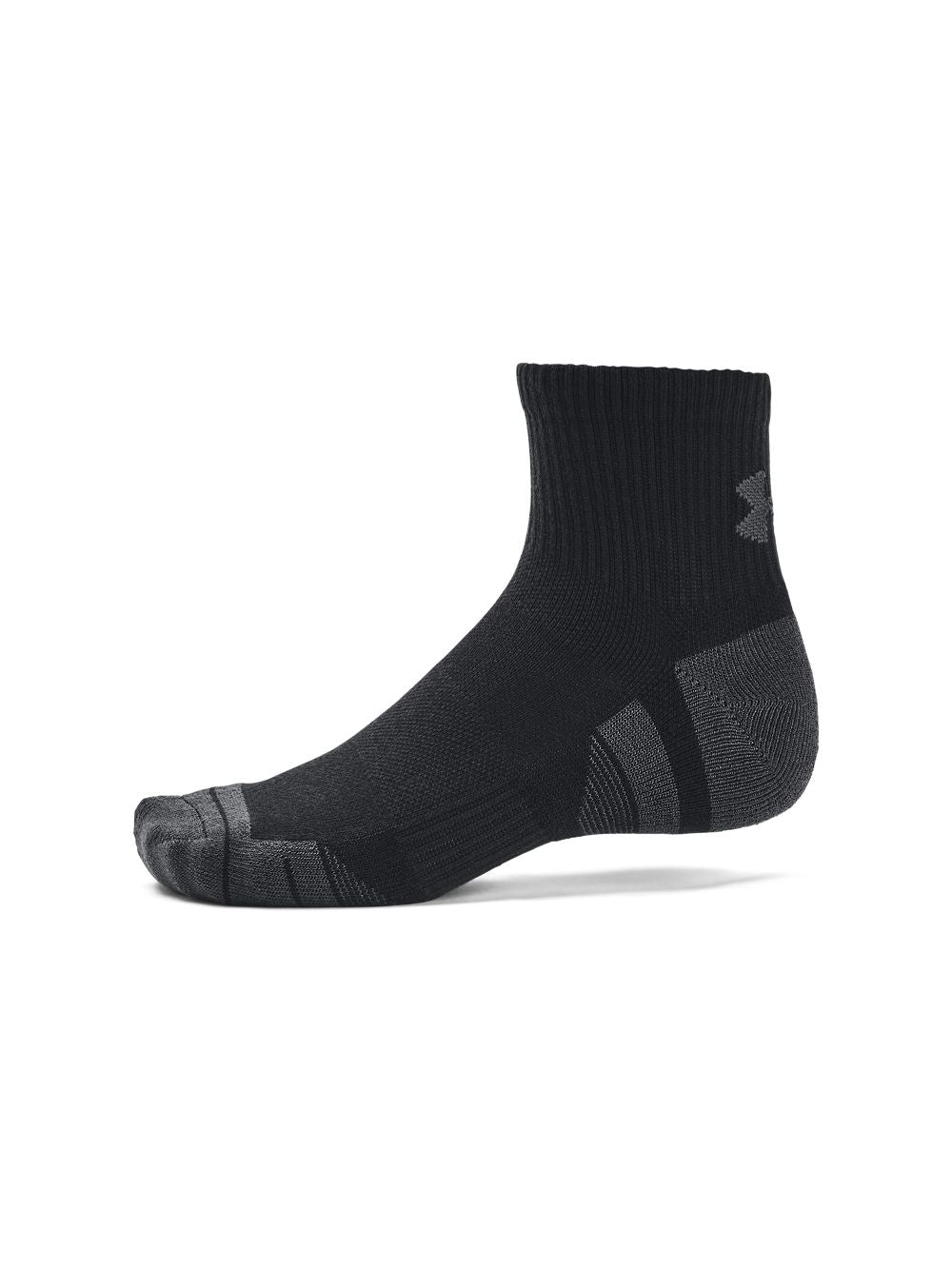 Calze Sportive Under Armour PERFORMANCE TECH 3PK QTR Unisex - Nero