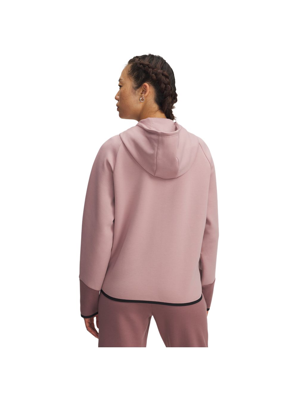 Felpa Under Armour UNSTOPPABLE FLEECE FZ Donna - Rosa
