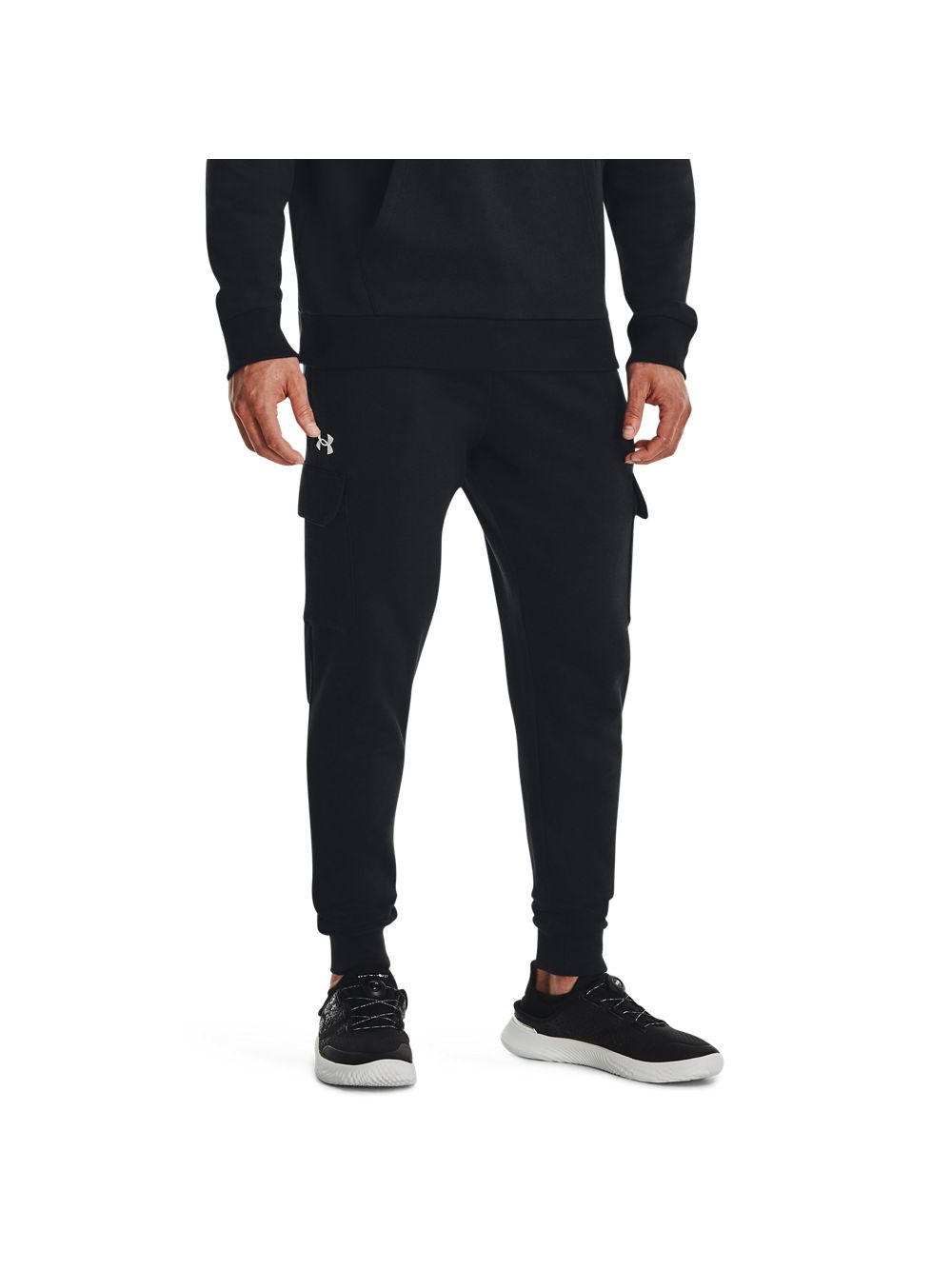 Pantalone Sportivo Under Armour RIVAL FLEECE CARGO Uomo - Nero