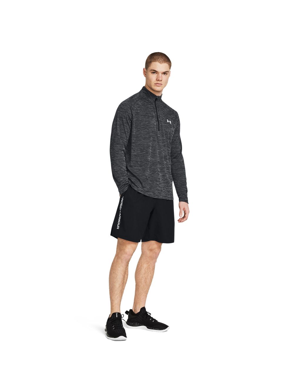 Pantaloncino Sportivo Under Armour TECH WOVEN WORDMARK Uomo - Nero