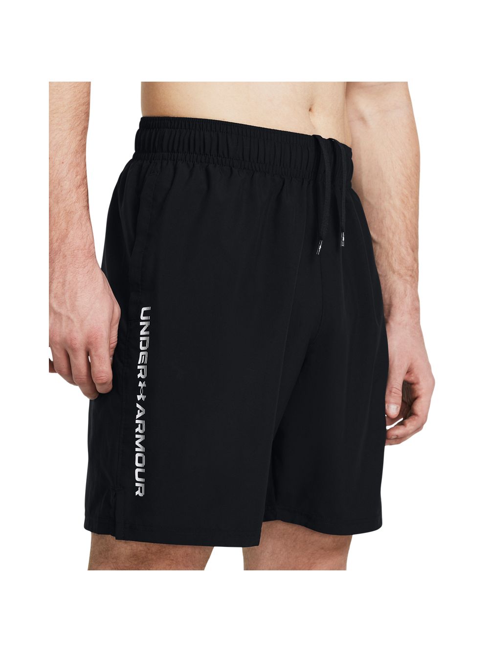 Pantaloncino Sportivo Under Armour TECH WOVEN WORDMARK Uomo - Nero