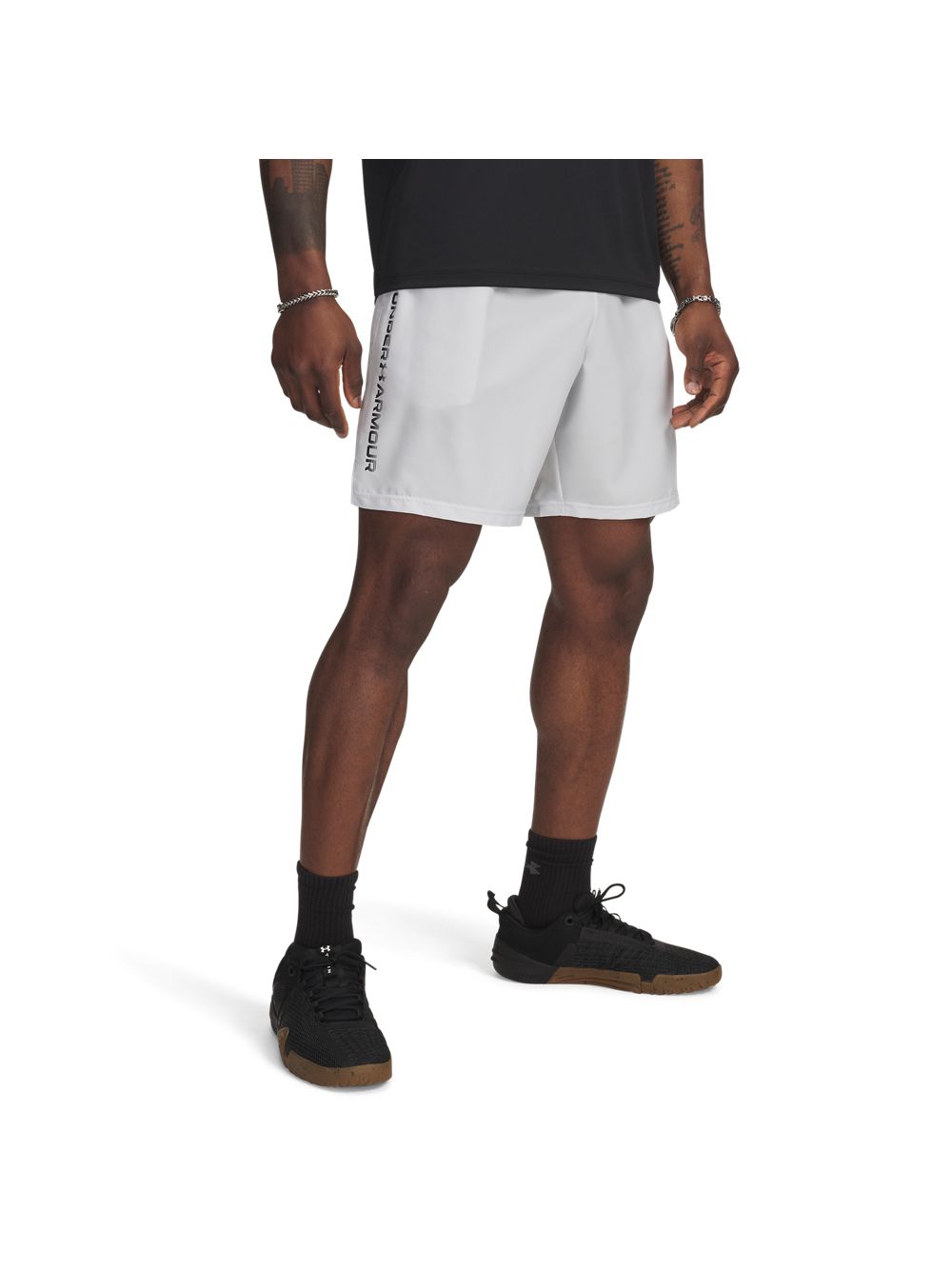 Pantaloncino Sportivo Under Armour TECH WOVEN WORDMARK Uomo - Grigio
