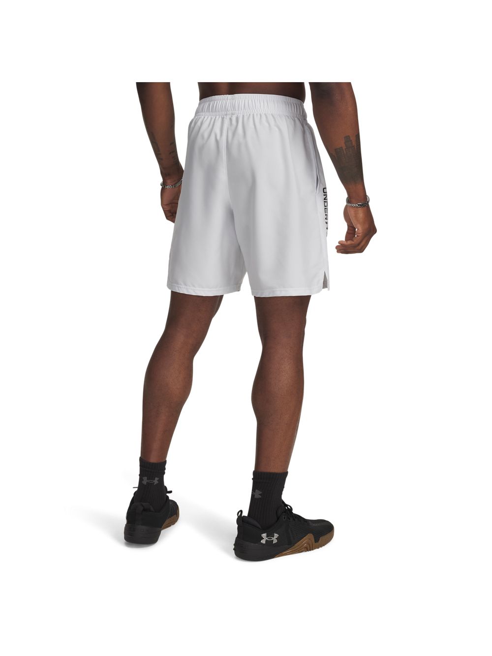 Pantaloncino Sportivo Under Armour TECH WOVEN WORDMARK Uomo - Grigio