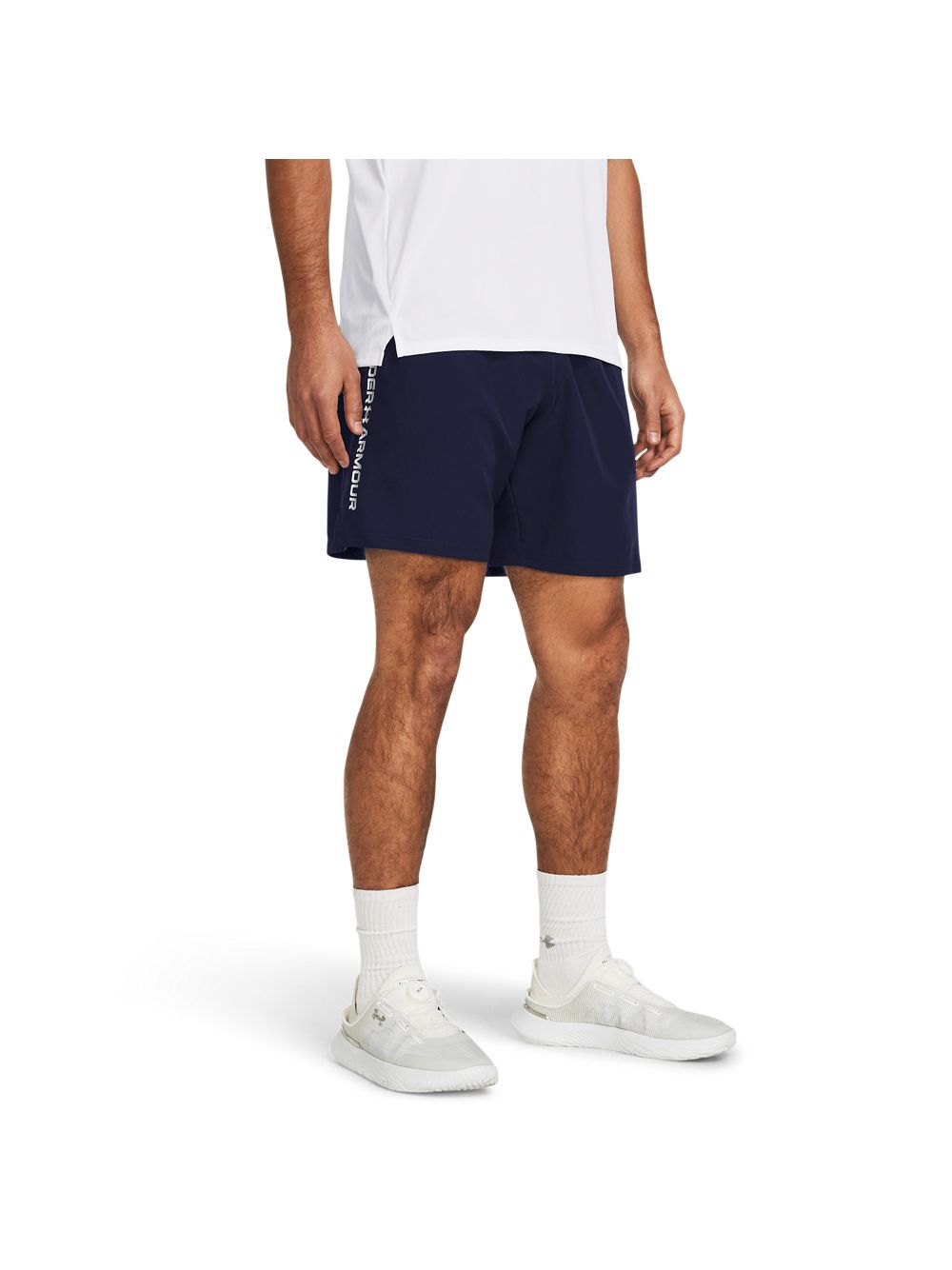 Pantaloncino Sportivo Under Armour TECH WOVEN WORDMARK Uomo - Blu