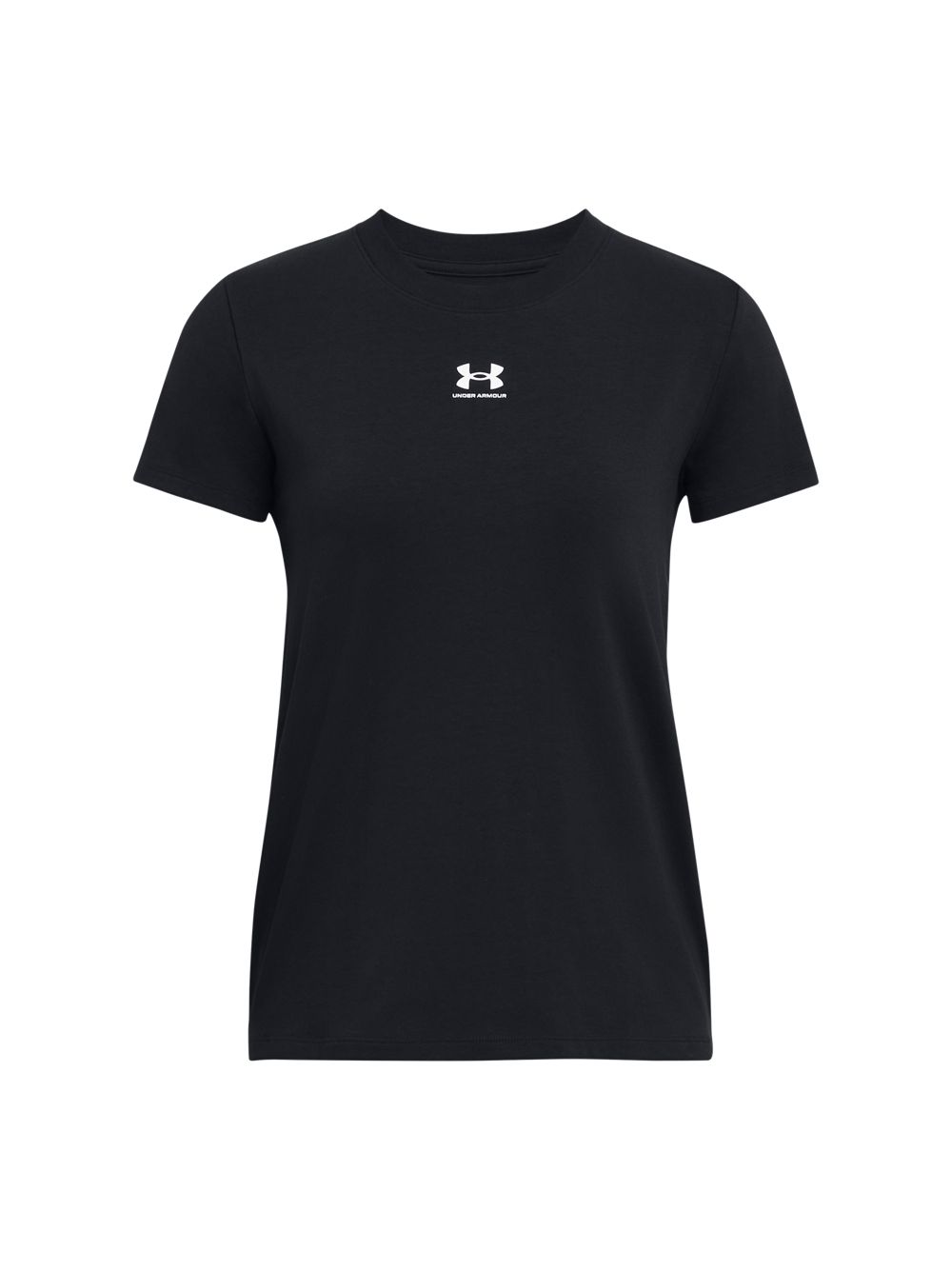 T-shirt Under Armour RIVAL CORE SS Donna - Nero