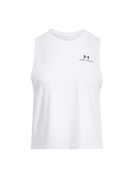 Canottiera Sportiva Under Armour VANISH ENERGY CROP Donna - Bianco