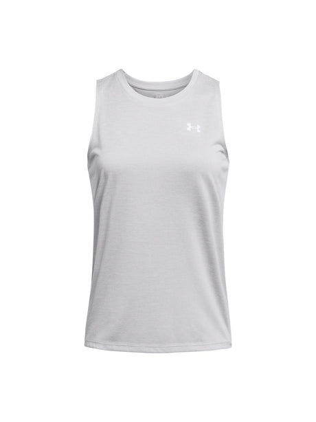 Canottiera Sportiva Under Armour TECH TANK TWIST Donna - Grigio