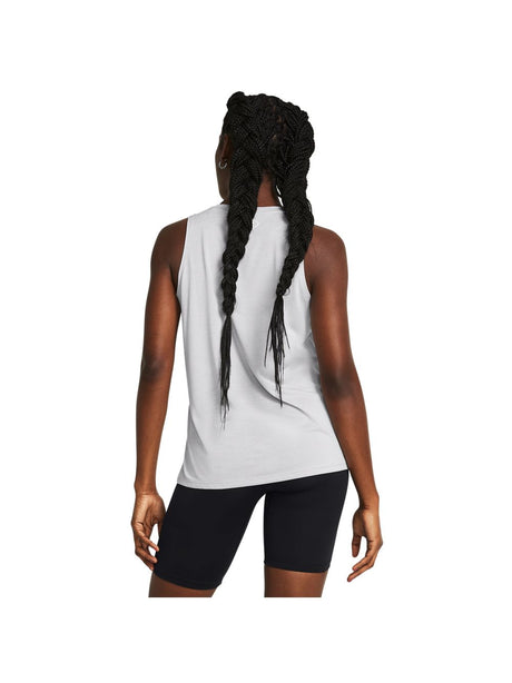Canottiera Sportiva Under Armour TECH TANK TWIST Donna - Grigio