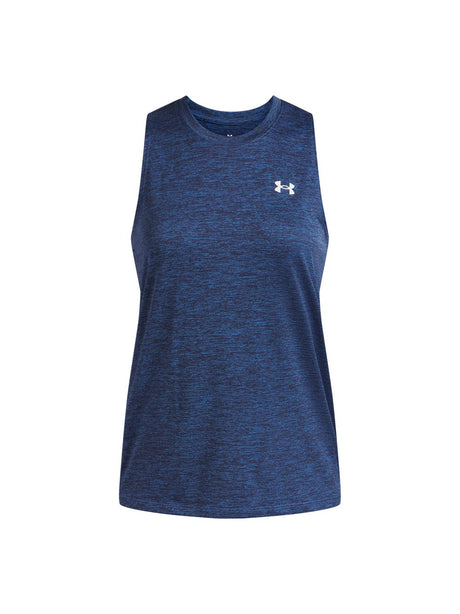 Canottiera Sportiva Under Armour TECH TANK TWIST Donna - Blu