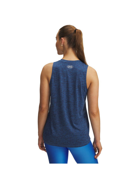 Canottiera Sportiva Under Armour TECH TANK TWIST Donna - Blu