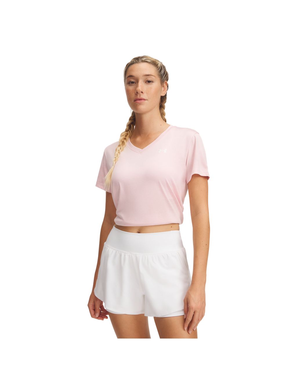 T-shirt Under Armour TECH SSV- TWIST Donna - Rosa