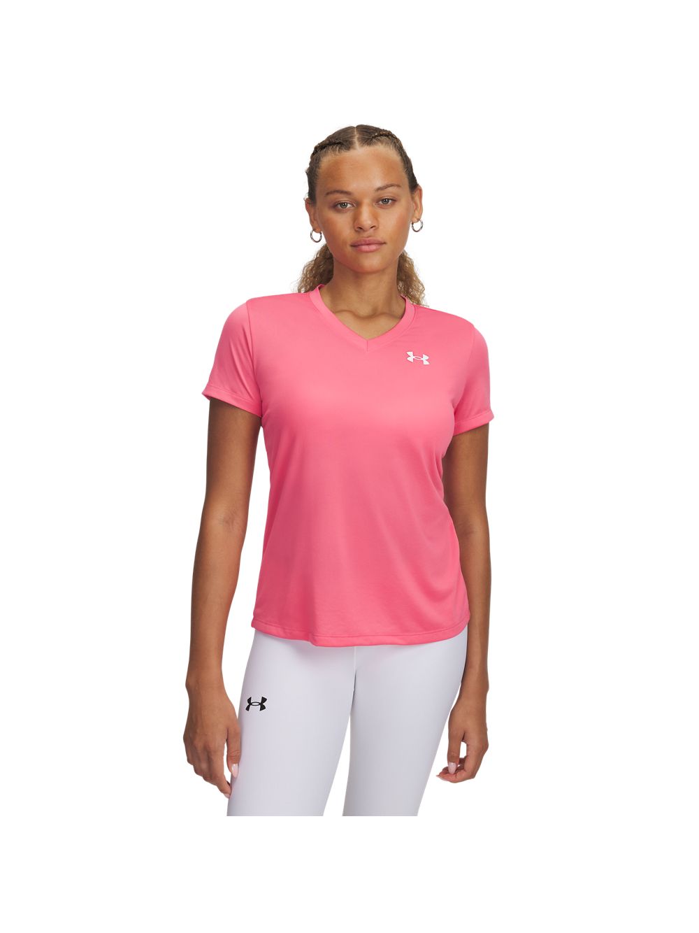 T-shirt Under Armour TECH SSV- SOLID Donna - Rosa