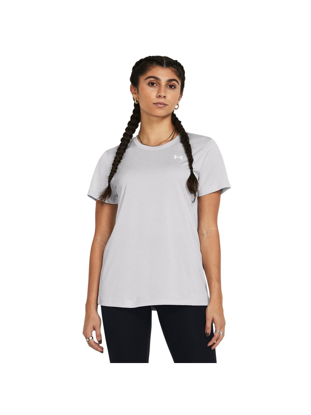 T-shirt Under Armour TECH SSC- TWIST Donna - Grigio