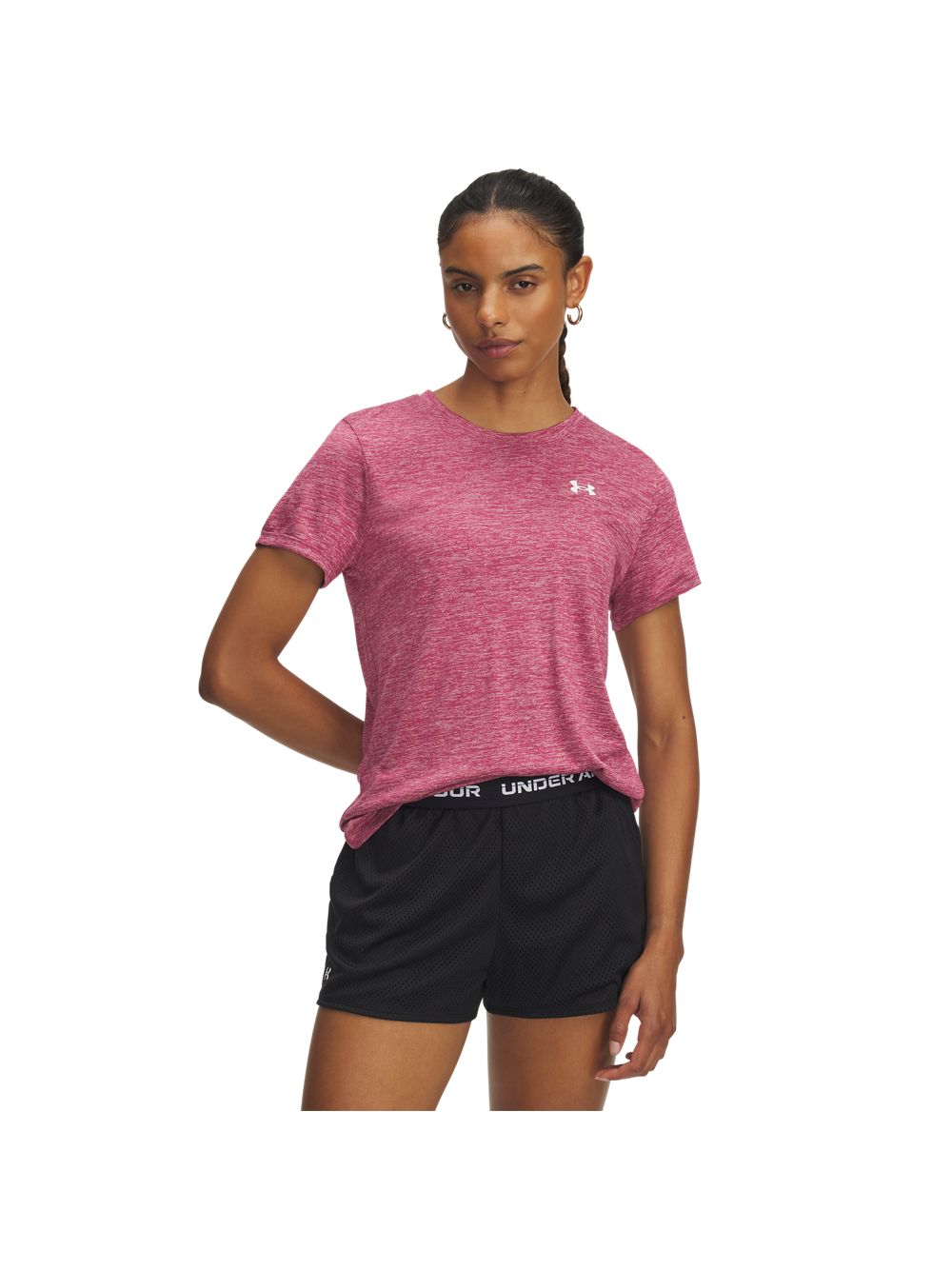 T-shirt Under Armour TECH SSC- TWIST Donna - Fuxia