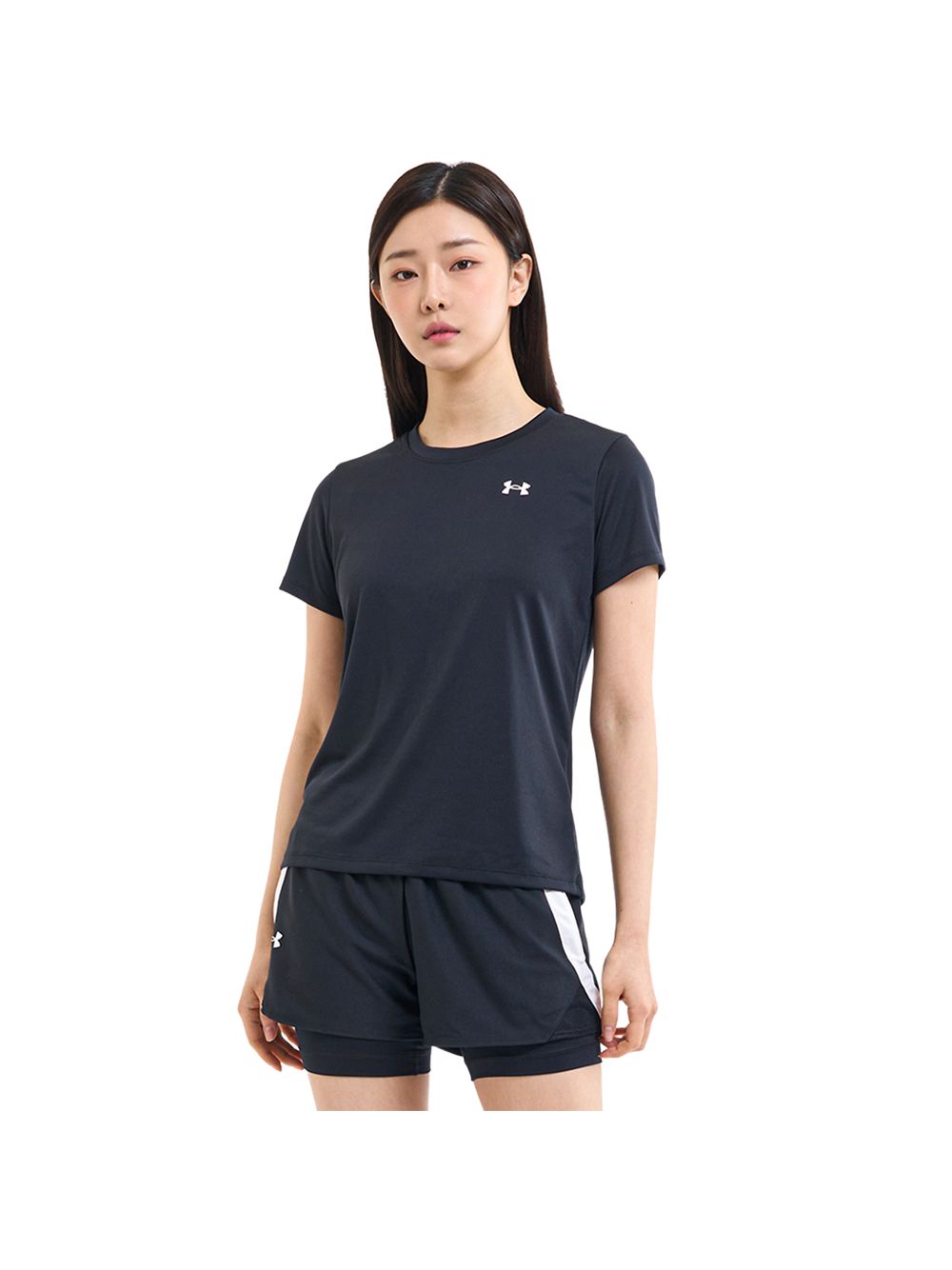 T-shirt Under Armour TECH SSC - SOLID Donna - Nero