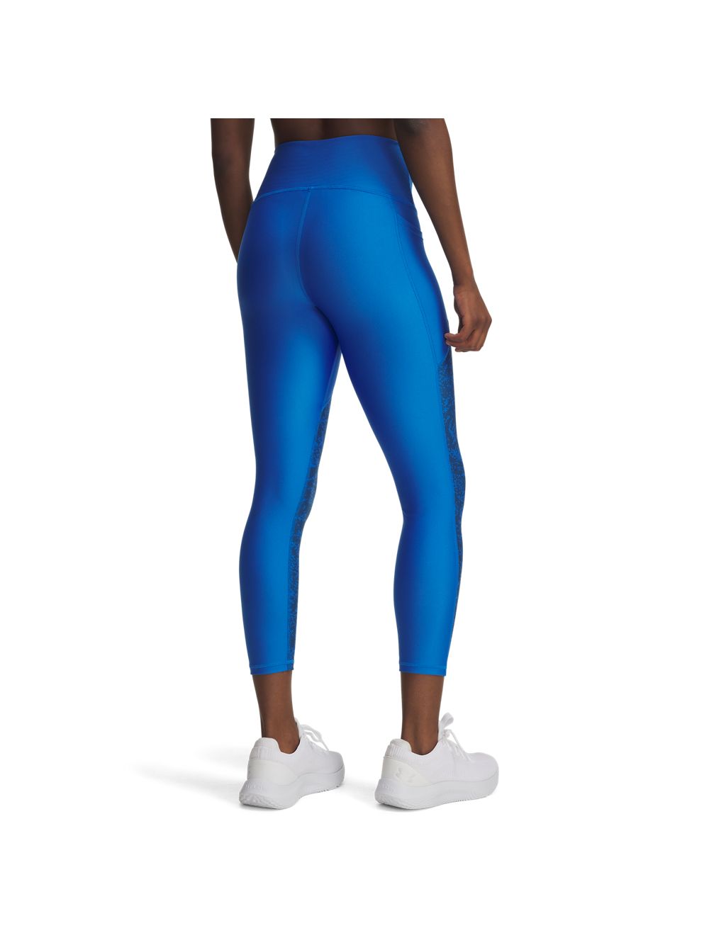 Leggings Sportivo Under Armour TECH PRINT PANEL ANKLE Donna - Blu