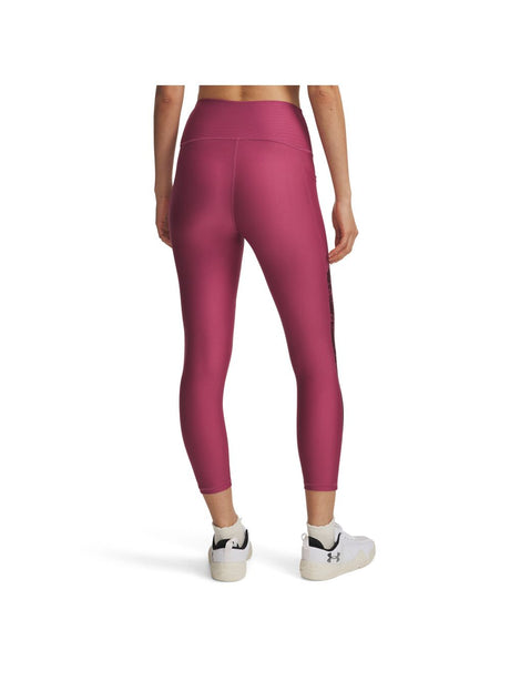 Leggings Sportivo Under Armour TECH PRINT PANEL ANKLE Donna - Fuxia