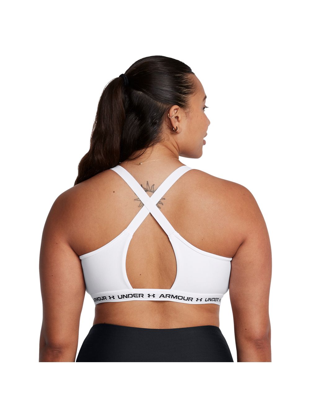 Top Sportivo Under Armour CROSSBACK LOW Donna - Bianco