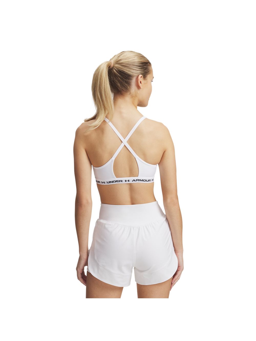 Top Sportivo Under Armour CROSSBACK LOW Donna - Bianco