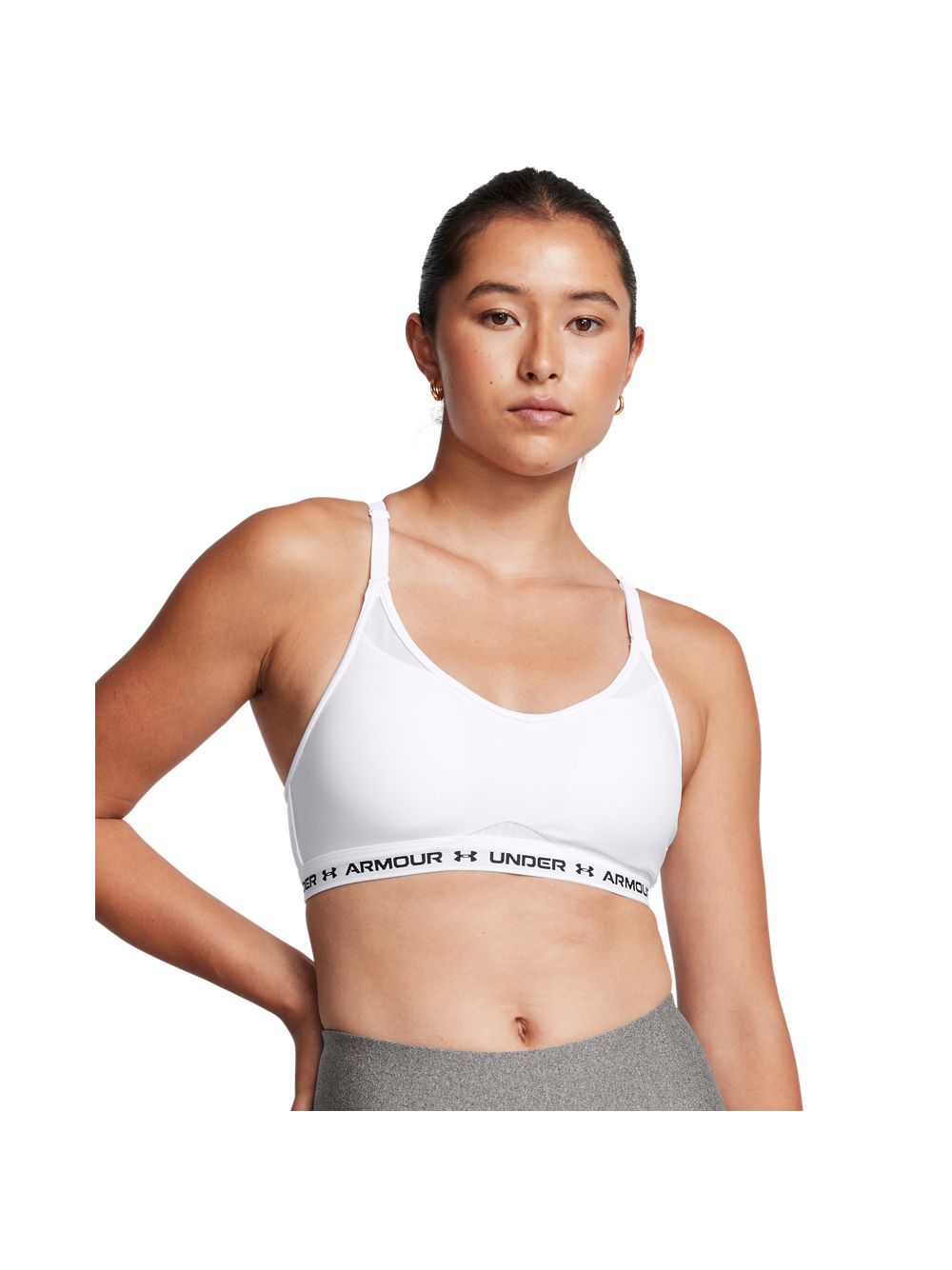 Top Sportivo Under Armour CROSSBACK LOW Donna - Bianco