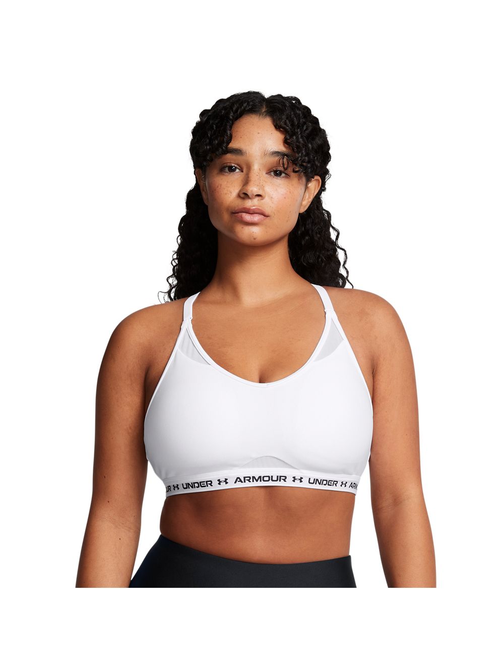 Top Sportivo Under Armour CROSSBACK LOW Donna - Bianco