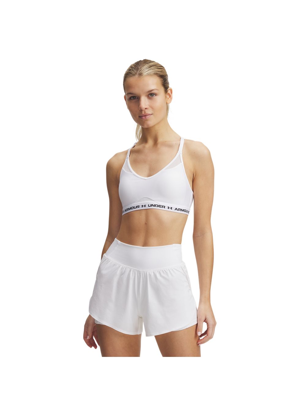 Top Sportivo Under Armour CROSSBACK LOW Donna - Bianco