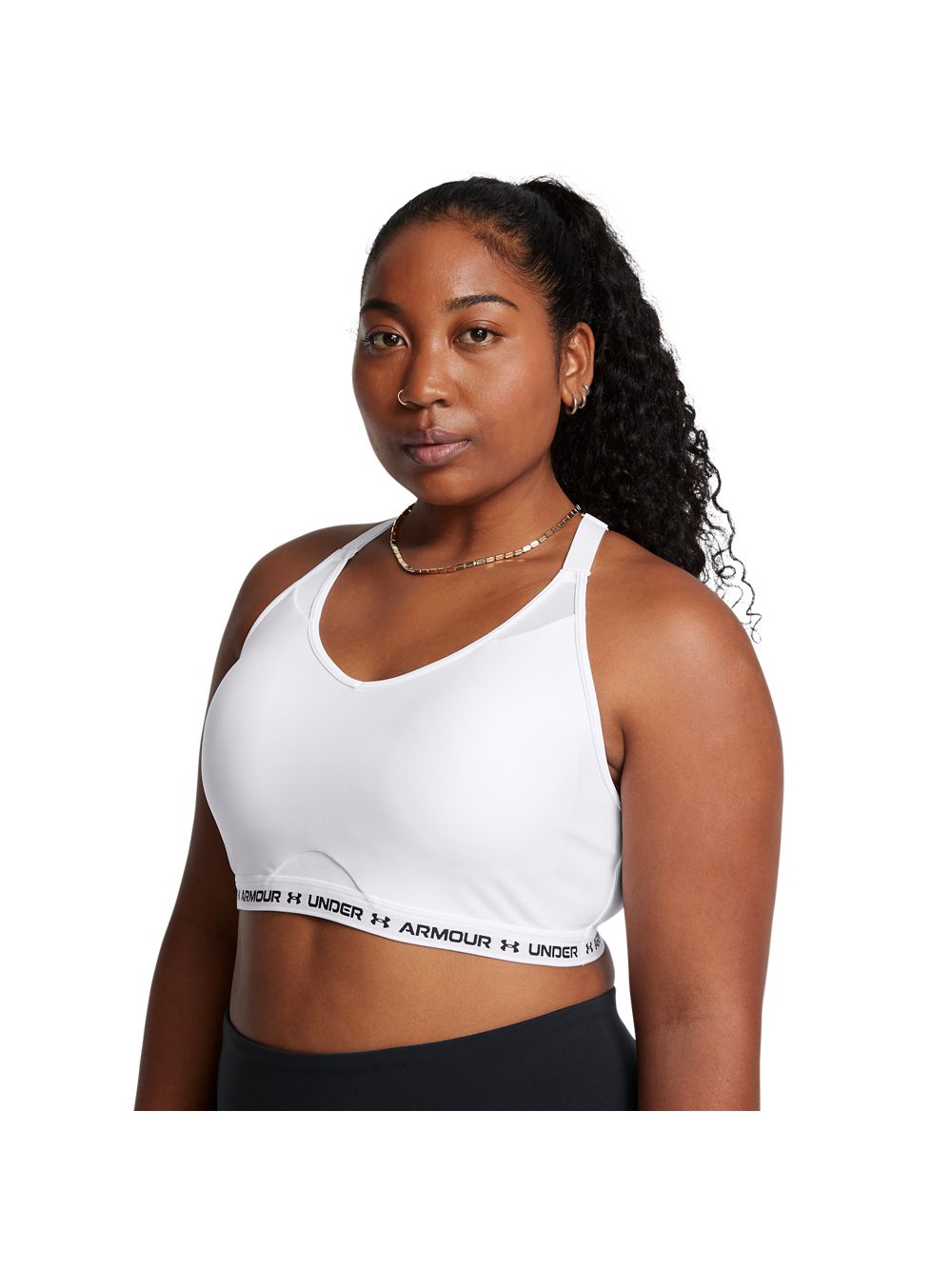 Top Sportivo Under Armour CROSSBACK LOW Donna - Bianco