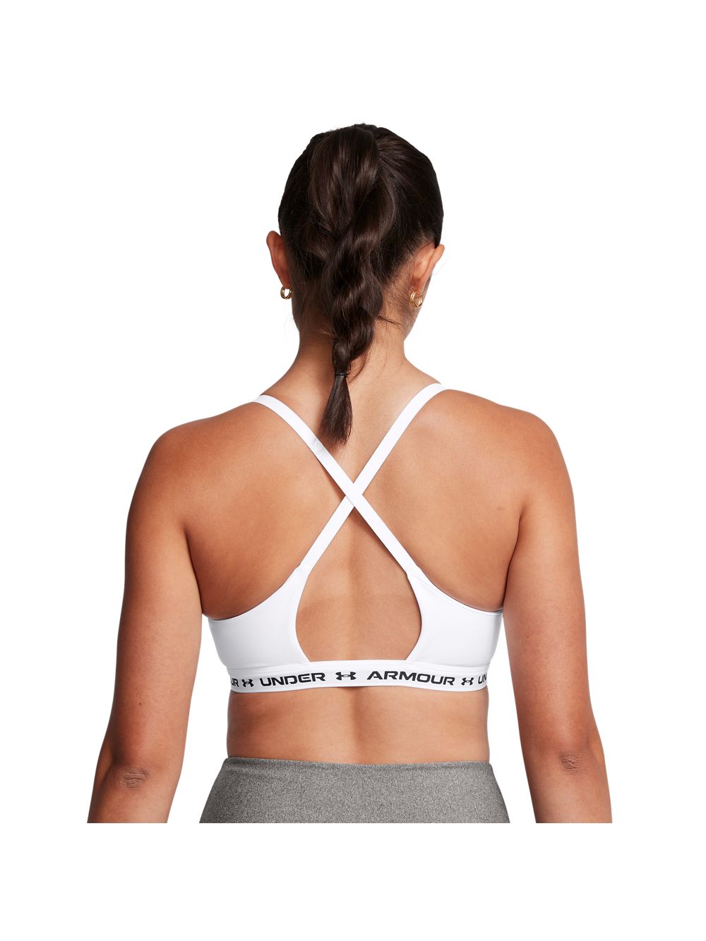 Top Sportivo Under Armour CROSSBACK LOW Donna - Bianco