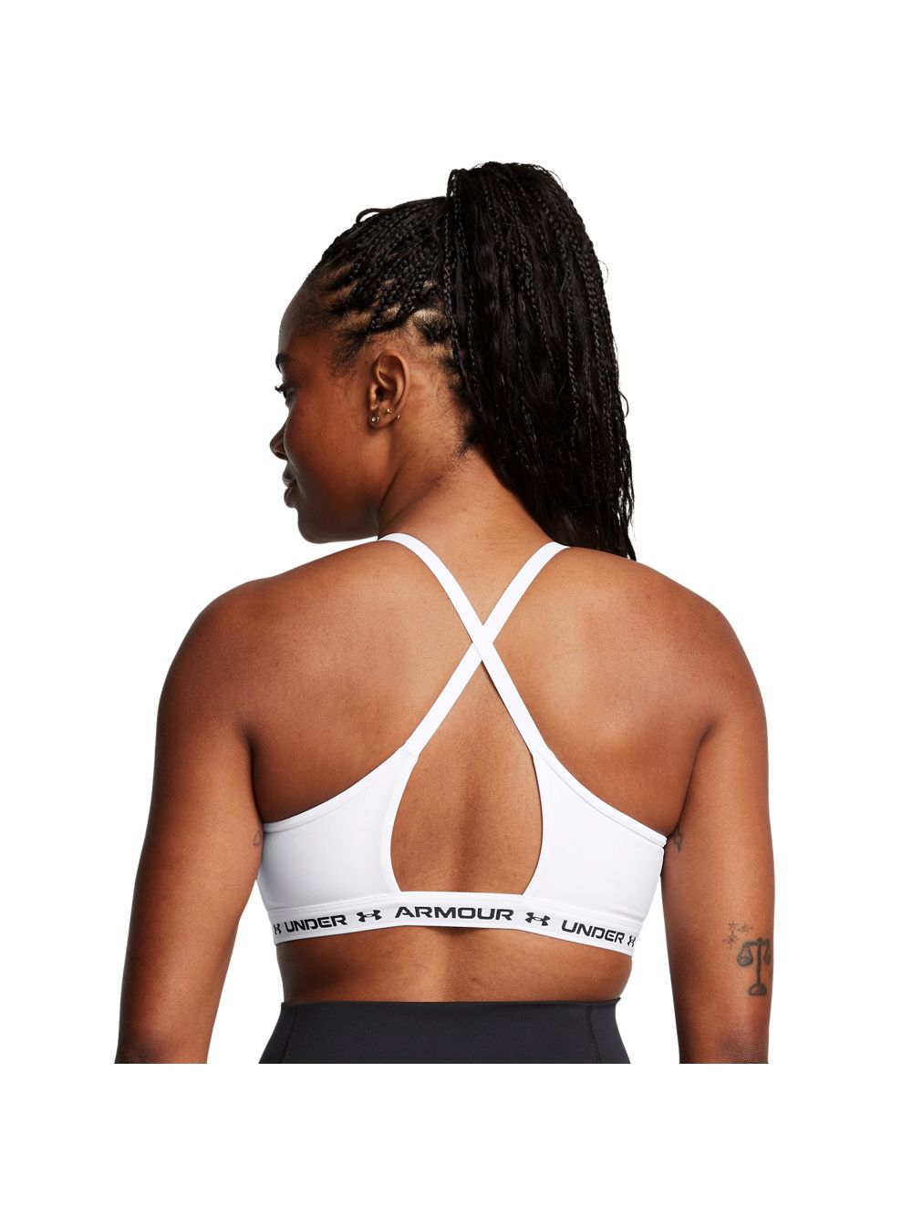 Top Sportivo Under Armour CROSSBACK LOW Donna - Bianco