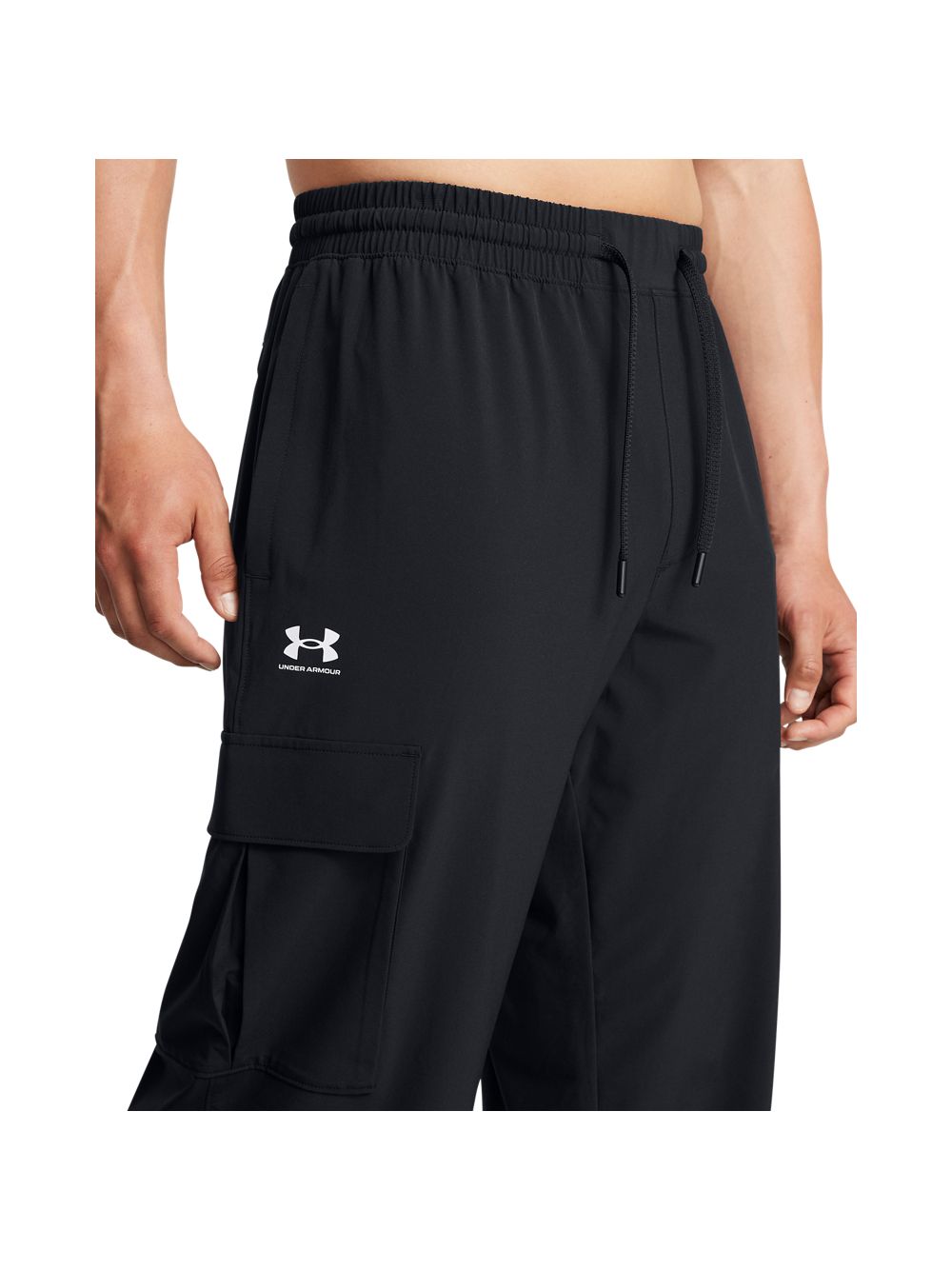 Pantalone Sportivo Under Armour VIBE WOVEN CARGO Uomo - Nero