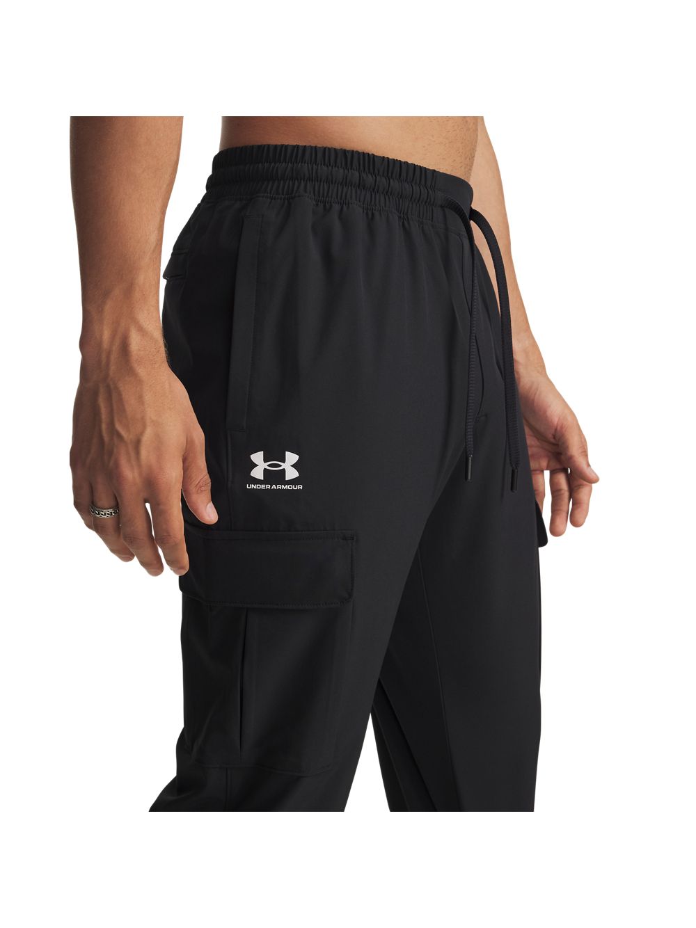 Pantalone Sportivo Under Armour VIBE WOVEN CARGO Uomo - Nero