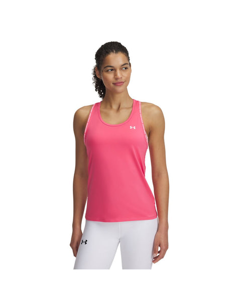 Canottiera Sportiva Under Armour TECH KNOCKOUT Donna - Rosa